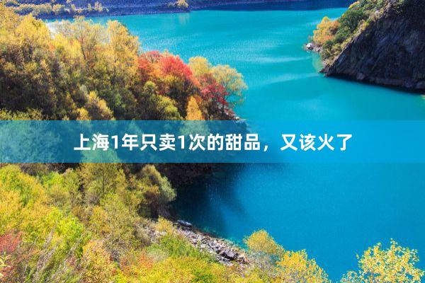 上海1年只卖1次的甜品，又该火了
