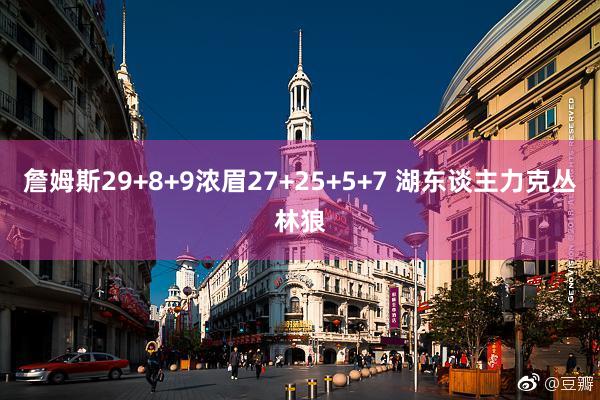 詹姆斯29+8+9浓眉27+25+5+7 湖东谈主力克丛林狼