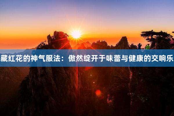 藏红花的神气服法：傲然绽开于味蕾与健康的交响乐