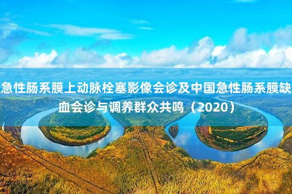 急性肠系膜上动脉栓塞影像会诊及中国急性肠系膜缺血会诊与调养群众共鸣（2020）