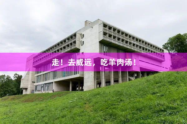 走！去威远，吃羊肉汤！